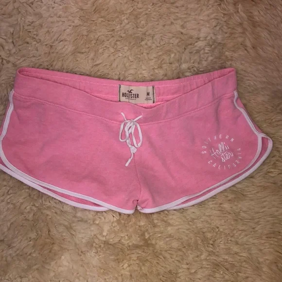 Hollister Shorts Soft Pink Wwhite Southern California